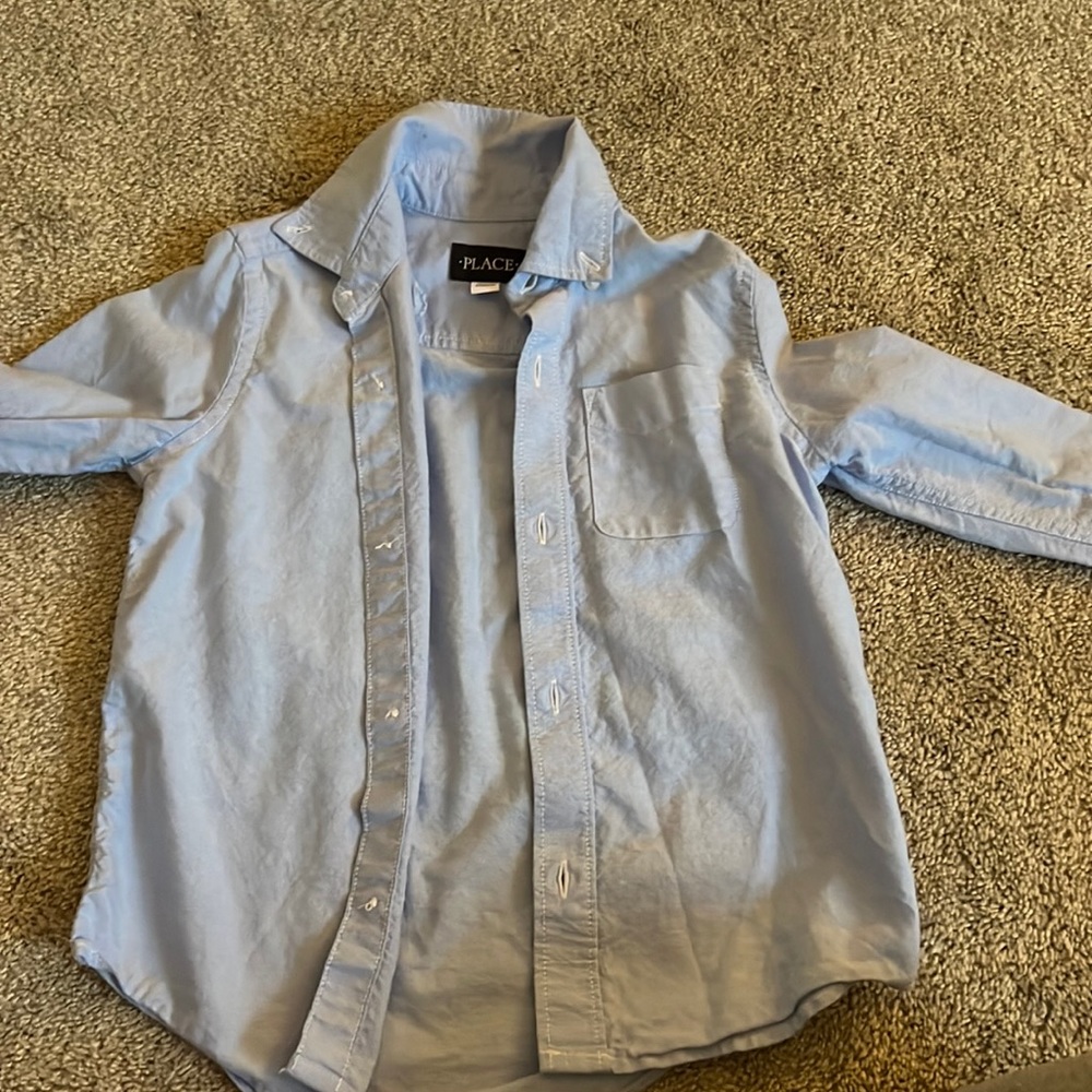 Light blue button Down